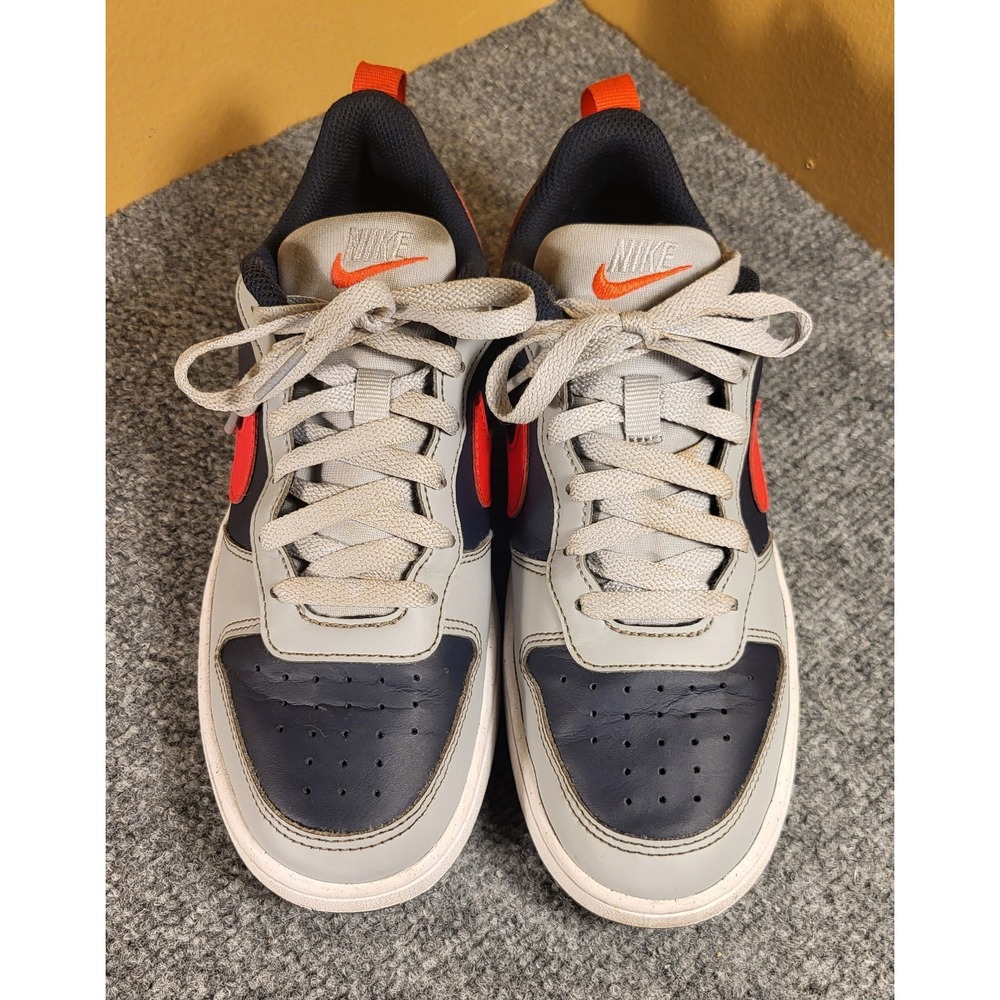 Nike Court Borough Low Recraft Light Smoke Bright Crimson (DV5456-003) Sz 5.5Y - Picture 5 of 7